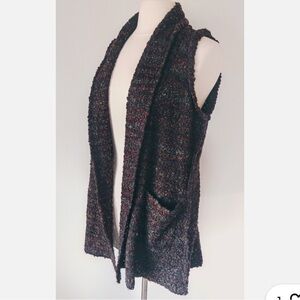 Habitat Textured Knit buccle like‎ Sweater vest cozy cabincore